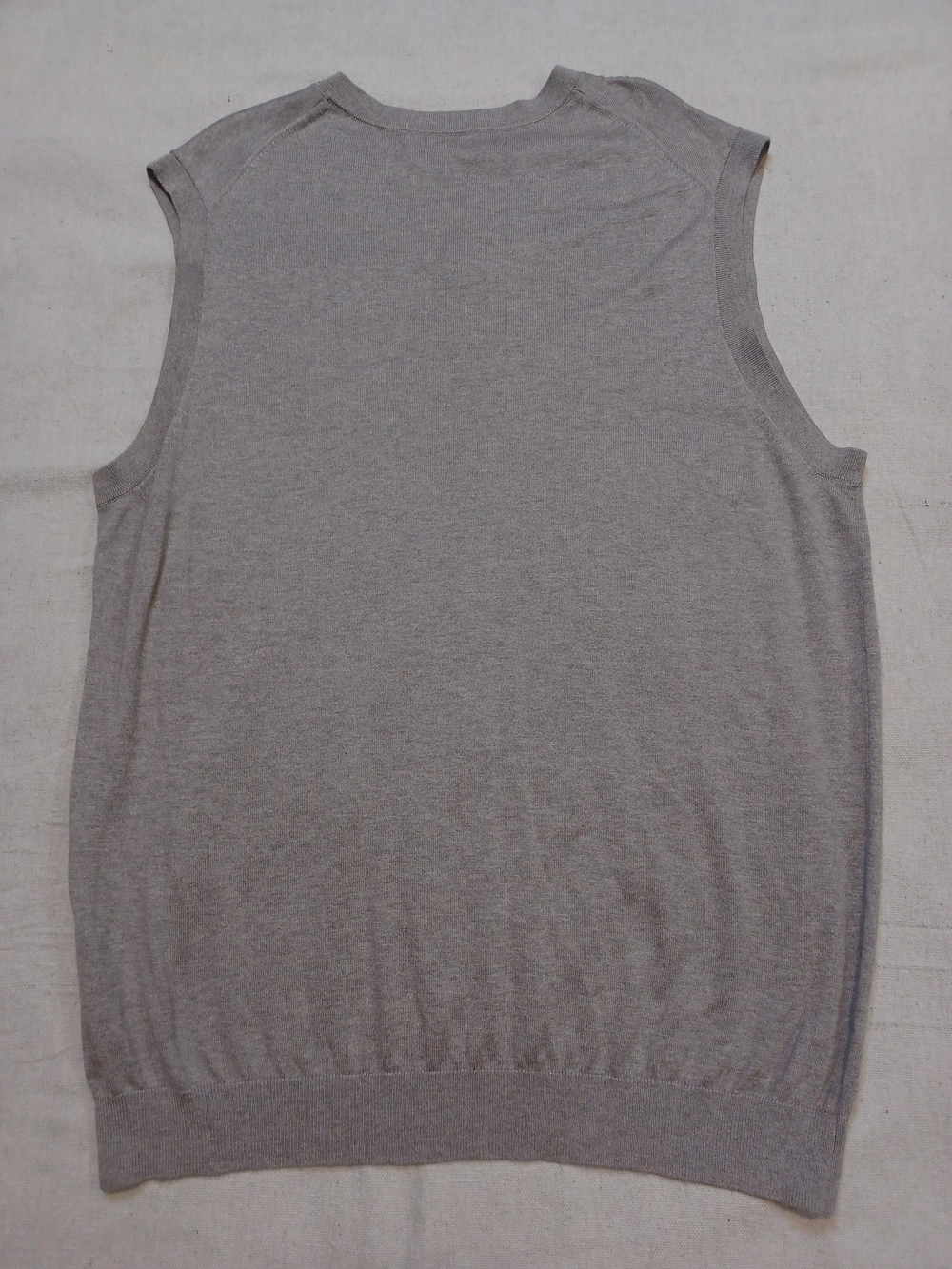 Banana Republic V-Neck Silk/Cotton Sweater Vest Men's Size Large - Picture 5 of 7